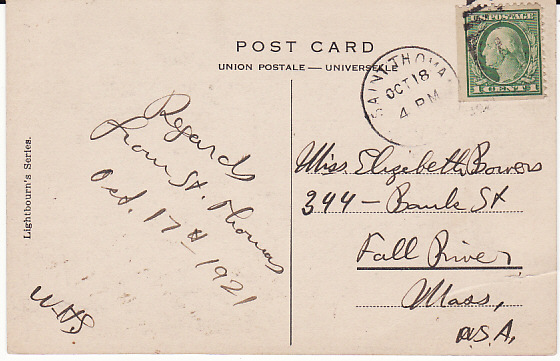 VIRGIN ISLANDS-USA...1921 USA POSSESSIONS..