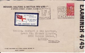 AUSTRALIA-GB...WW2 WE REALISE IN AUSTRALIA....PATRIOTIC