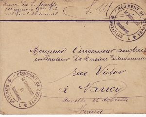 ALGERIA - FRANCE….COLOURED PICTORIAL LETTER from the ZOUAVES REGT….