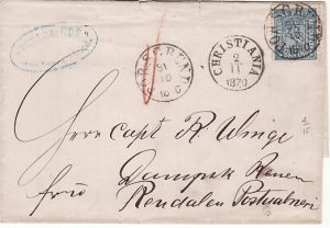 NORWAY…1870 PORTSGRUNDS PORCELAIN COMPANY…