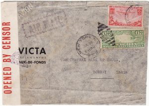 USA-INDIA [TRANS-PACIFIC AIRMAIL]