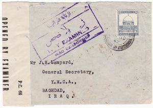 PALESTINE - IRAQ...WW2 CENSORED …