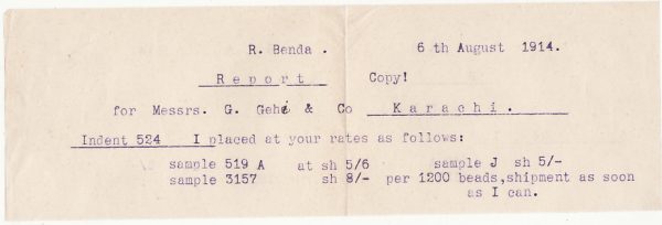 1914 ITALY - INDIA…WW1 MAIL STOPPED… [18621] - Image 3