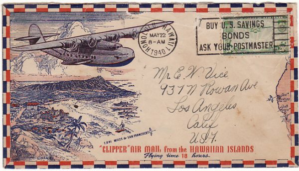 HAWAII-USA [WW2 CLIPPER FLIGHT-USS LEXINGTON]