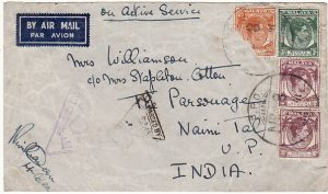 MALAYA-INDIA...1941 WW2 STRAITS SETTLEMENTS CENSORED