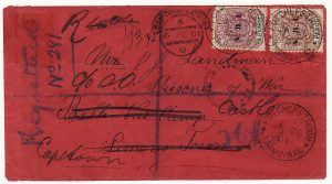 SOUTH AFRICA..BOER WAR-REGISTERED POW MAIL TRANSVAAL to C.O.G.H.