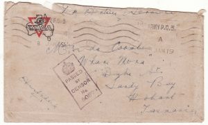 AUSTRALIA … WW1 A.I.F forces in FRANCE with VIVID letter...