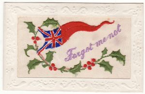 AUSTRALIA…WW1 PATRIOTIC SILK POST CARDS..