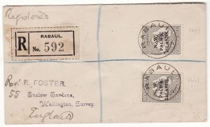 PAPUA & NEW GUINEA - UK…1919 NORTH WEST PACIFIC ISLANDS REGISTERED..