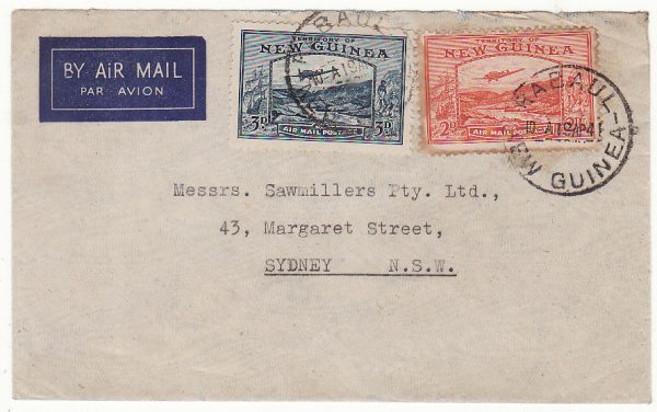 PAPUA & NEW GUINEA - AUSTRALIA…WW2 AIRMAIL..